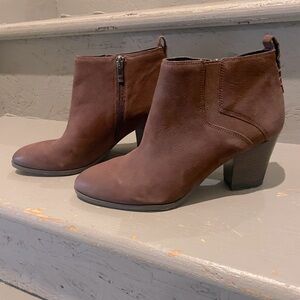 Franco Sarto Maroon Ankle boots